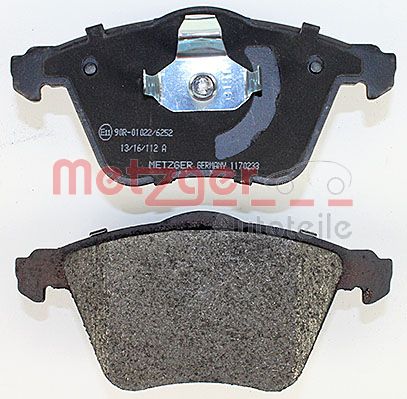 METZGER 1170233 Bremsbelagsatz, Scheibenbremse